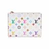 X Takashi Murakami Lisa Wallet Multicolor/White Monogram Canvas Women Wallets M27736