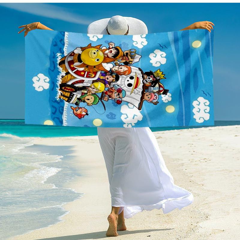 Adventure On The High Seas Pirate Beach Towel, Super Soft Microfiber, Gift for Her/Him, Birthday, for Pool, Beach, Travel, Home Decor Fan Gifts