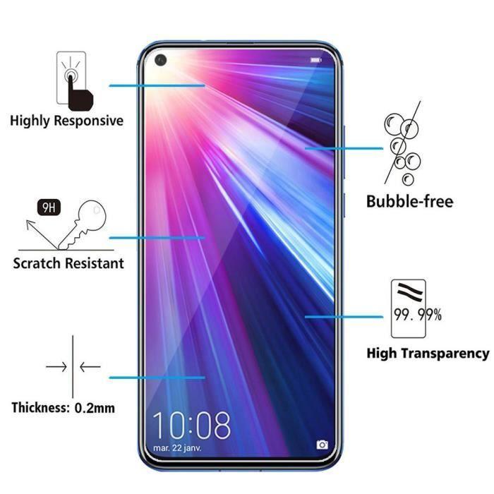 Displayschutzfolie - VCOMP - Huawei P40 Lite/Nova 6 SE - 3er-Pack - Gehärtetes Glas - Kratzfest