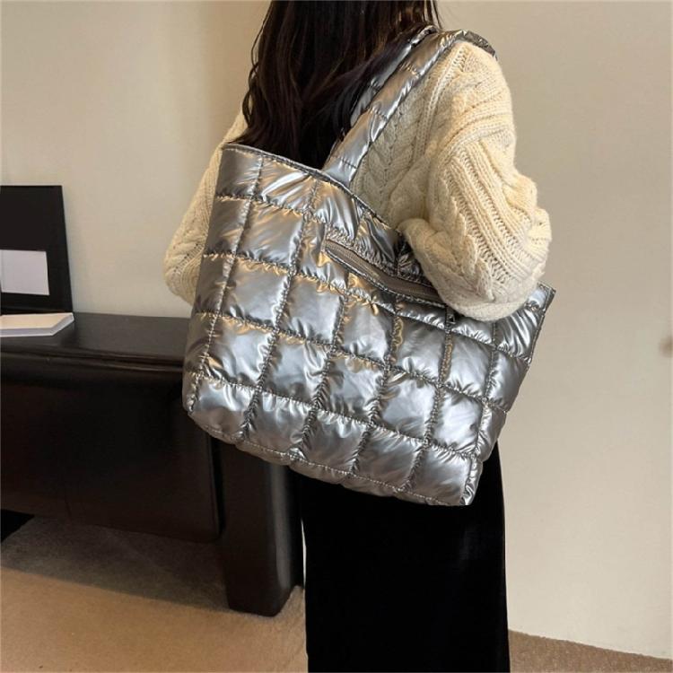 Puffer Bag for Women Functional and Fashionable Shoulder Bag Shopping Handbag