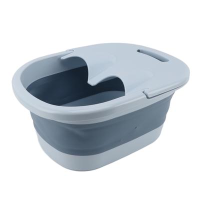 Foldable Foot Bath Basin with Massage Acupoint PP Silicone Foot Soaking Bucket for Soaking Feet
