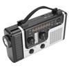 AM FM SW Portable Hand Crank Radio 1200mAh Emergency Solar Power Pocket Radio with Full Band Speaker Cell Phone Charger