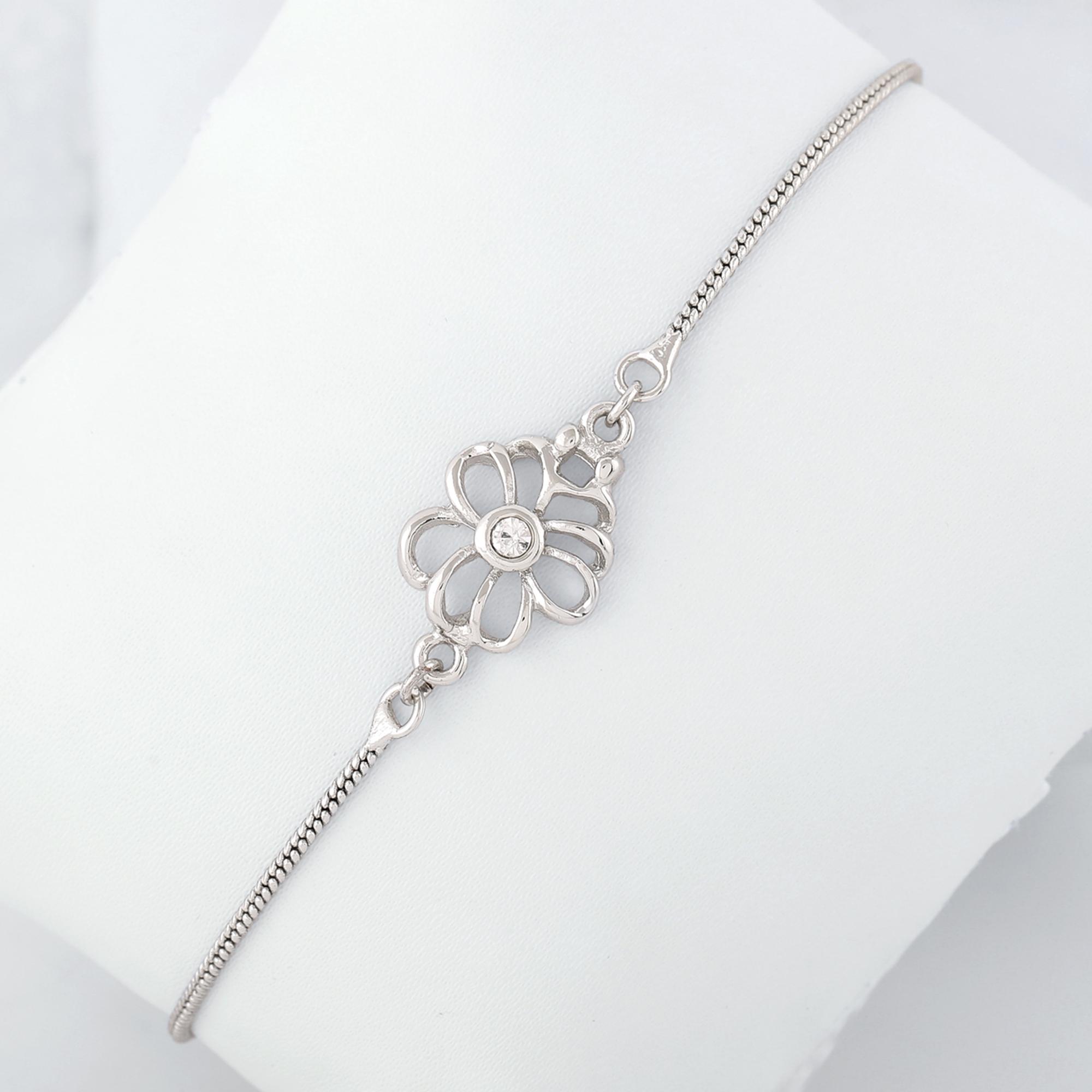 

Эстель браслет Jali Work с родиевым покрытием и австрийскими кристаллами для женщин