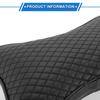VekAuto 2-Piece Car Neck Pillow, Bone-Shaped Car Seat Headrest Pillow, Breathable Faux Leather for Neck and Back Support, Black