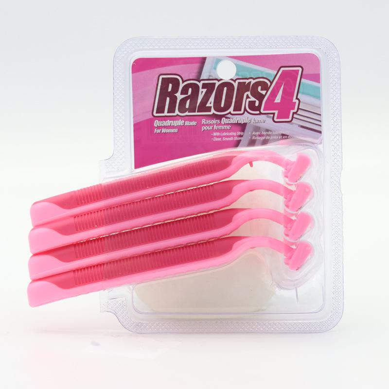 6-Layer Stainless Steel Manual Razor for Hair Removal - Perfect for Armpit and Leg Shaving