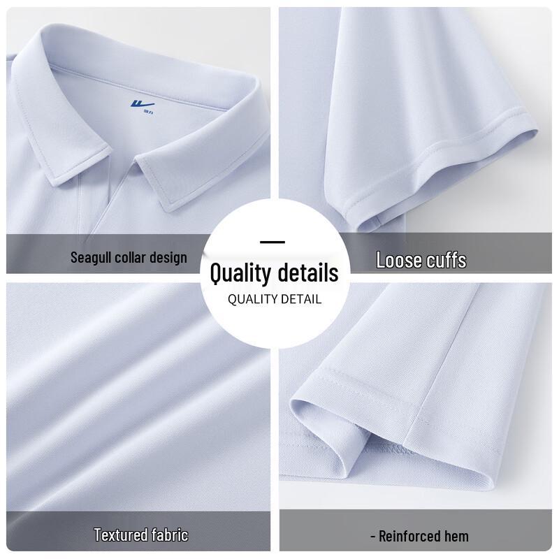 Warrior Men's Ice Silk Quick-Dry Polo T-Shirt