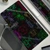 Tappetino per Mouse Nero Grande Disegno Meccanico Ingegnere Mousepad HD XXL Minimalismo Mousemat Tappeto di Gomma Tappetino per Scrivania Accessorio per PC Gaming