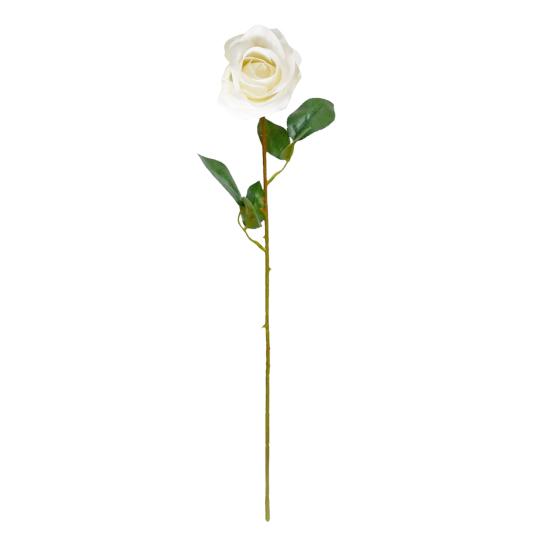 

Штучна Квітка Троянди з Зеленим Листям Реалістична Штучна Шовкова Квітка Гілка Дім Офіс Весільна Вечірка Штучна Квітка Декорація Настільна Центральна Композиція білий