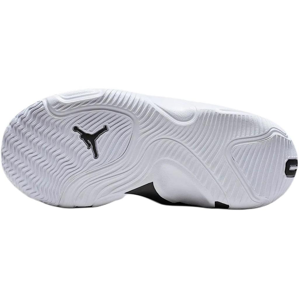 Jordan Tatum 3 Slip Resistant Abrasion Resistant Mid Top Children's Basketball Shoes White Kids' IB8153-100