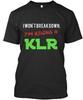 Estou a Usar Uma T-Shirt Unisex KLR 650 Feita nos EUA Tamanho S a 5XL