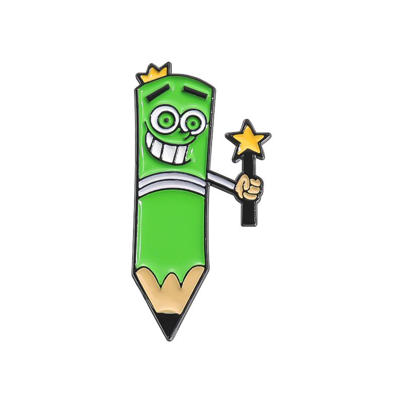 Anime Characters Enamel Pins Custom Boy And Girl Brooches Lapel Badges Cartoon Jewelry Gift for Kids Friends