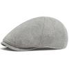 New Summer Linen Beret Men Sun Visor Flat Hat Women Fashion Berets Breathable Newsboy Cap Luxury Vintage Caps Unisex