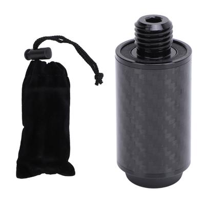 2 Inch Pool Cue Extension Carbon Fibre Billiard Cue Extender with Bumper for Universal Cue