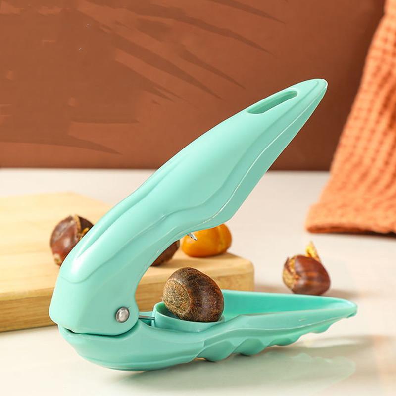 Máquina de cortar castanhas de aço inoxidável, abridor de quebra-nozes, ferramenta para cortar nozes, descascador de castanhas, utensílios de cozinha
