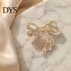 Women Jewelry Sparkling Rhinestone Bow Brooch, Mini Bowknot Shaped Lapel Decorative Clothing Accessories Pin, Accessory for Girls Pin
