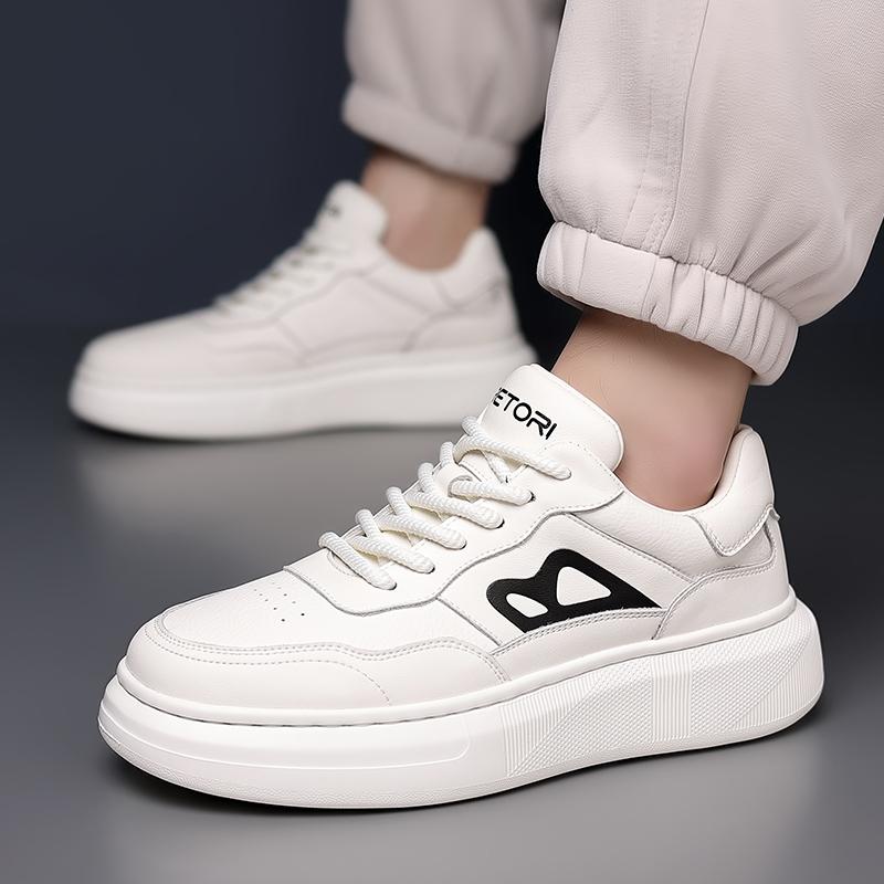 Fashion Men's Shoes Leather Men Fashion Walking Shoes 2024 Classic Busines Outdoor Footwear Lace-Up Luxury Brand Skate Shoes Men