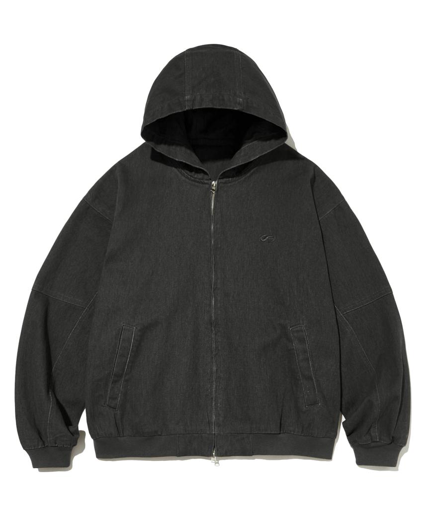 Filluminate Washed Active Hooded Jacket - Charcoal