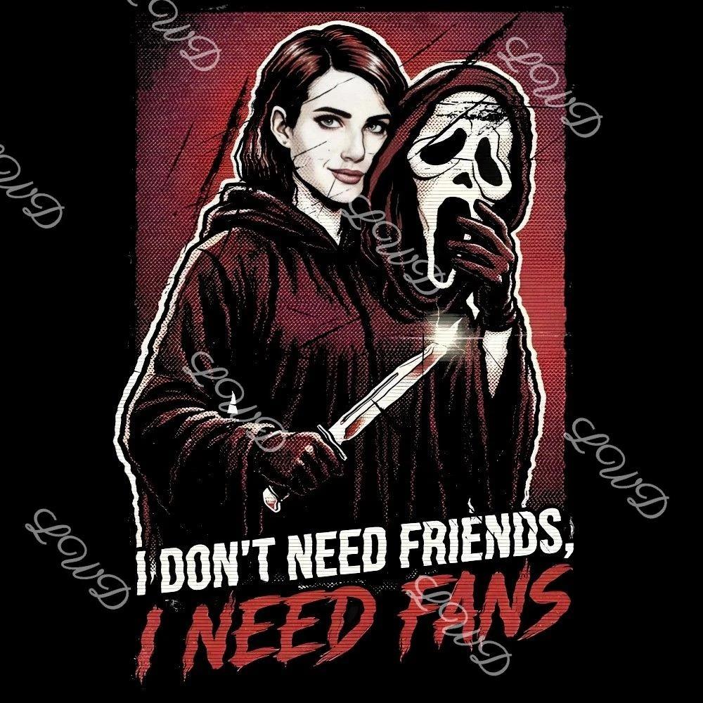 Scream 4 Horror Movie T-Shirt | Graphic Art Print Tee S