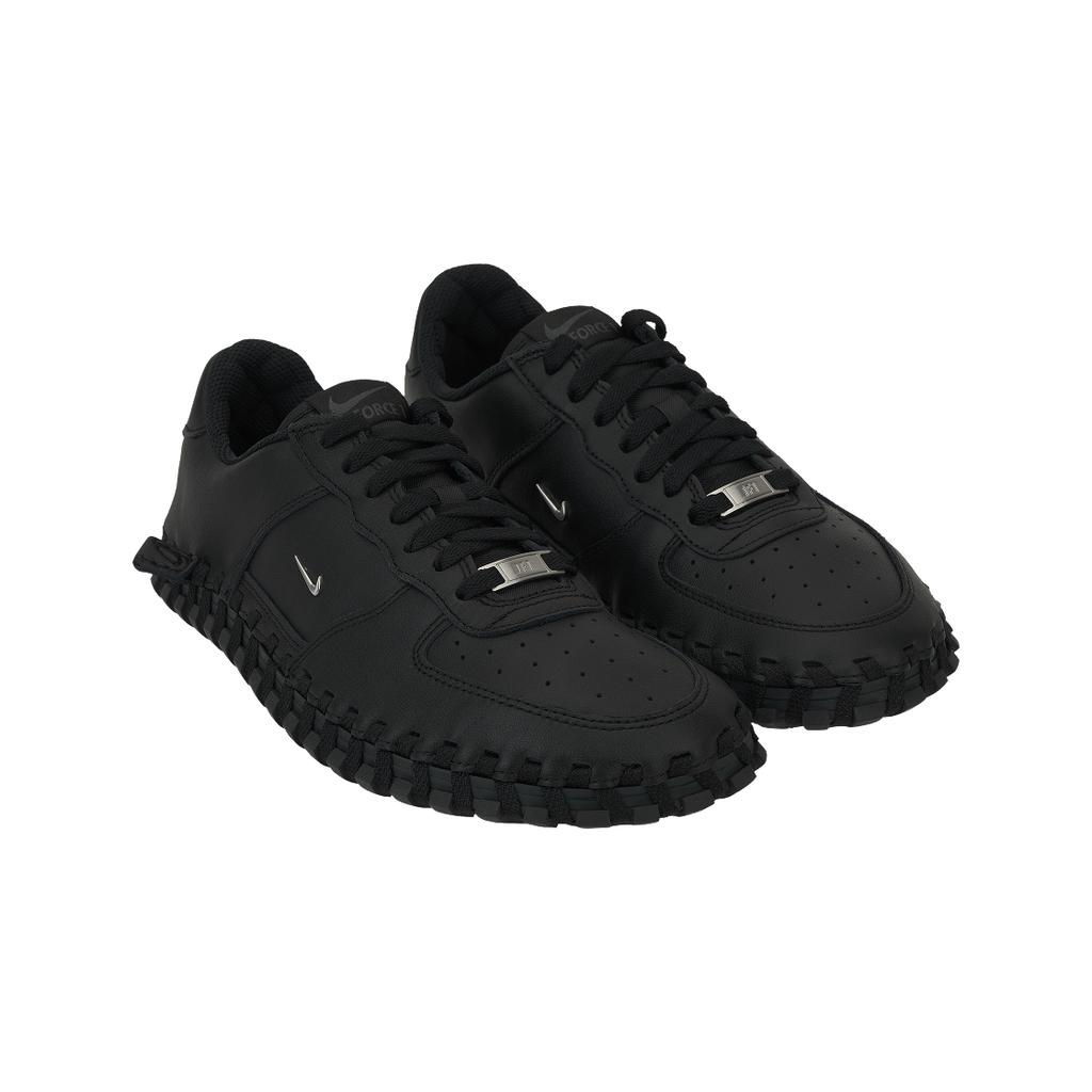 Jacquemus X Nike  J Force 1 Low LX SP Black Women Sneakers Metallic-Silver DR0424-001