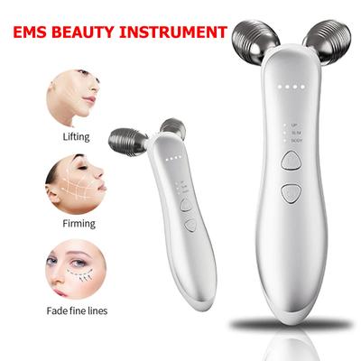 NOVA Máquina EMS de Lifting Facial Massageador Facial Rolo de Microcorrente Rejuvenescimento para Firmeza da Pele Remoção de Papada Dispositivo de Beleza
