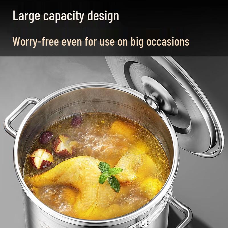 Sule Commercial Thickened Stainless Steel Stockpot