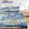 Lord Rings Trilogy Threepiece Set 1 Duvet Cover 2 Pillowcase Without Core Bedding Set Soft And Comfortable Christmas Birthday Gift