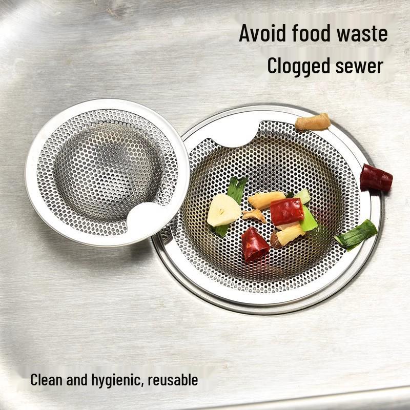 Stainless Steel Drain Filter for Kitchen, Bathroom & Floor