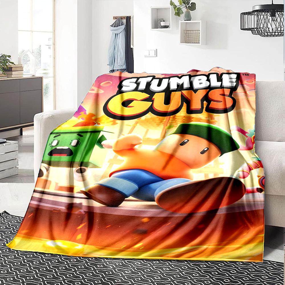 Stumble Guys Blanket Durable Comfort Great for Couch Picnics Seaside for All Occasions Stylish Decor Gifts For Family Or Friends