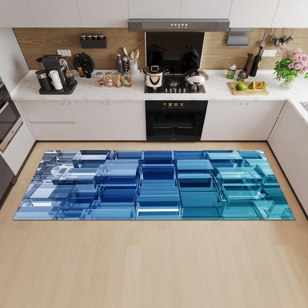 Entrance Door Mat Kitchen Bedroom Carpet Non-slip Floor Corridor Balcony Carpet Modern Pattern Floor Mat Can Be Customized