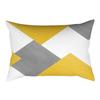 Rectangular Yellow Pillowcase Sofa Car Seat Cushion Cover Home Textile Simple Fashion Geometric