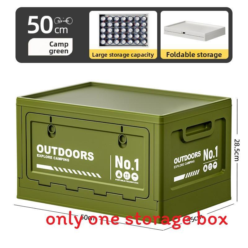 Outdoor Camping Aufbewahrungsbox mit faltbarem Design für Auto-Organizer und Campingausrüstung