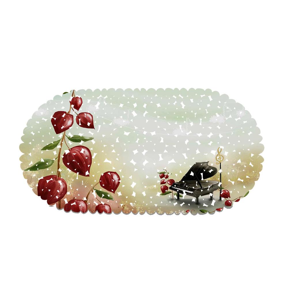 Beautiful Illustrations Balcony Bathroom Mat Hydrophobic Non-Slip Door Mat Swimming Pool Public Places Non-Slip Floor Mat