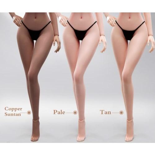 TOYBARJAPAN 1/6 Scale Figure Accessories/ANT Beautiful Female Body 7PS Orchid Fingers and Cute Fist Hand and Foot Set (for Tan Normal Skin Body)