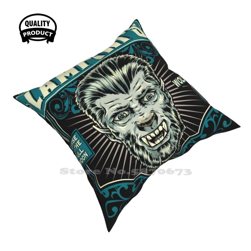 Buy Lampini Wolfman Funny Cute Decor Square Pillowcase Rockers Lampini