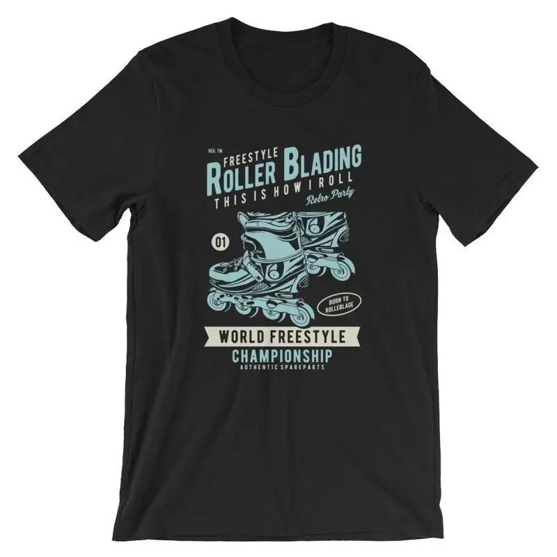 

Roller Blading T Shirt 100 Cotton Premium NEW S разноцветный