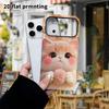 Phone Case: 2D Flat Design Suitable for iPhone 18 17 16 15 14 13 Pro Film Protective Case, Couple Style, Light Orange Kitten, Christmas and Halloween 