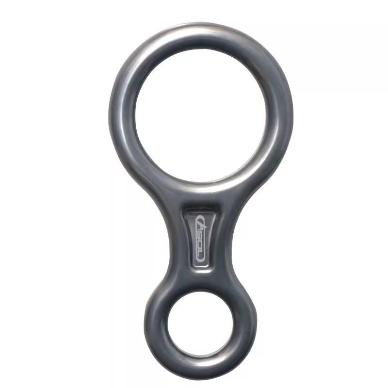 Aluminum Alloy Figure 8 Descender Belay Device - Lightweight & Durable for Fast Outdoor Descent