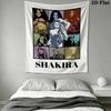 Tapeçaria de Parede Shakira Pendente de Parede Estético Manta de Tecido Impressa Tapeçarias Decorativas para Quarto Sala de Estar Decoração de Casa