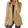 Women's  Fashion  Long Sleeve Open Front  Business Casual Cardigan, Fashion Jacket,