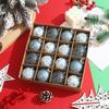 16pcs 6cm Christmas Hanging Balls Set Foam Xmas Tree Ornaments Christmas Balls Pendant  Party Favors