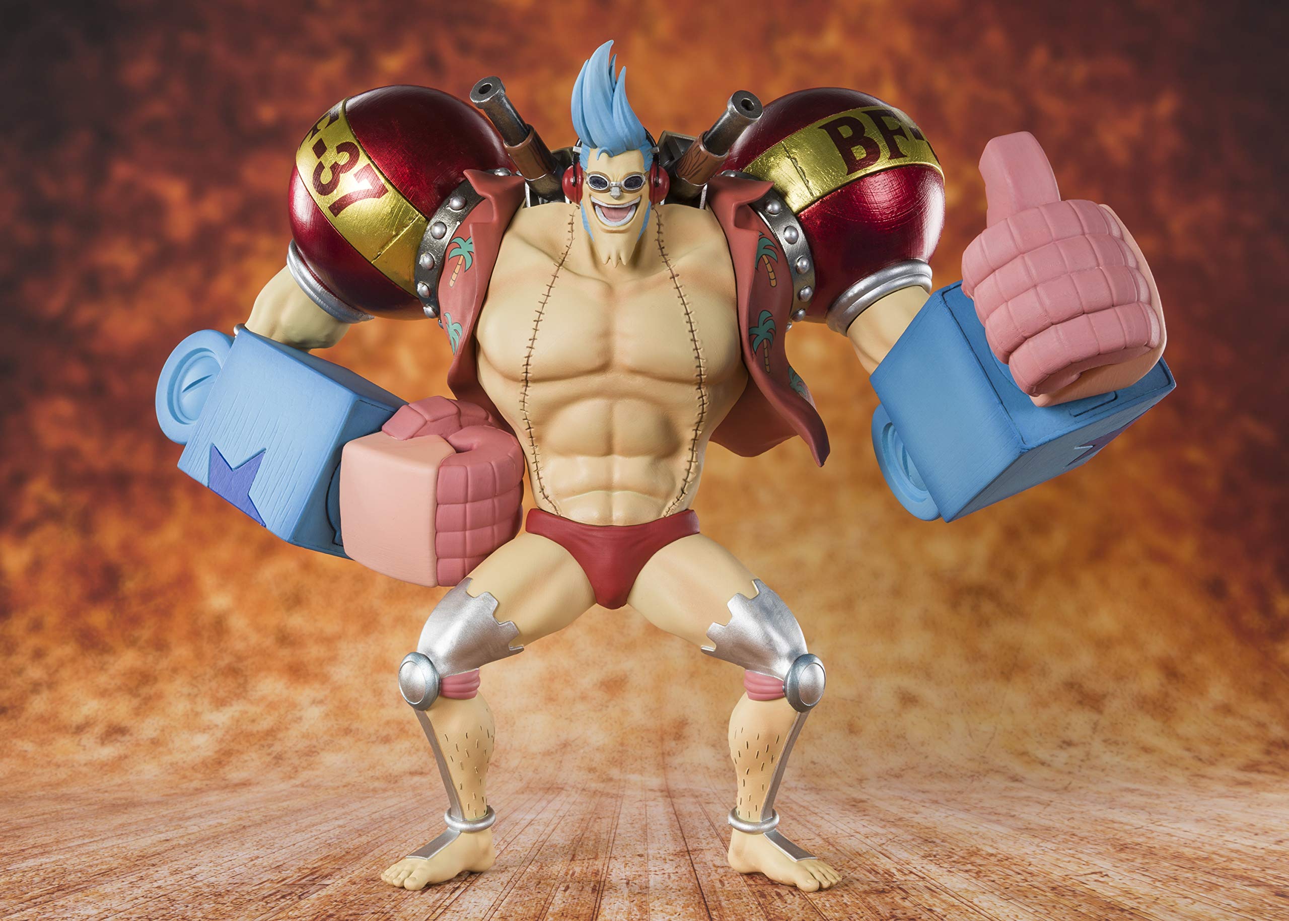 TAMASHII NATIONS FiguartsZERO ONE PIECE Железный Человек Фрэнки 200 мм АБС ПВХ Окрашенная Полная Фигурка Прибл.. &