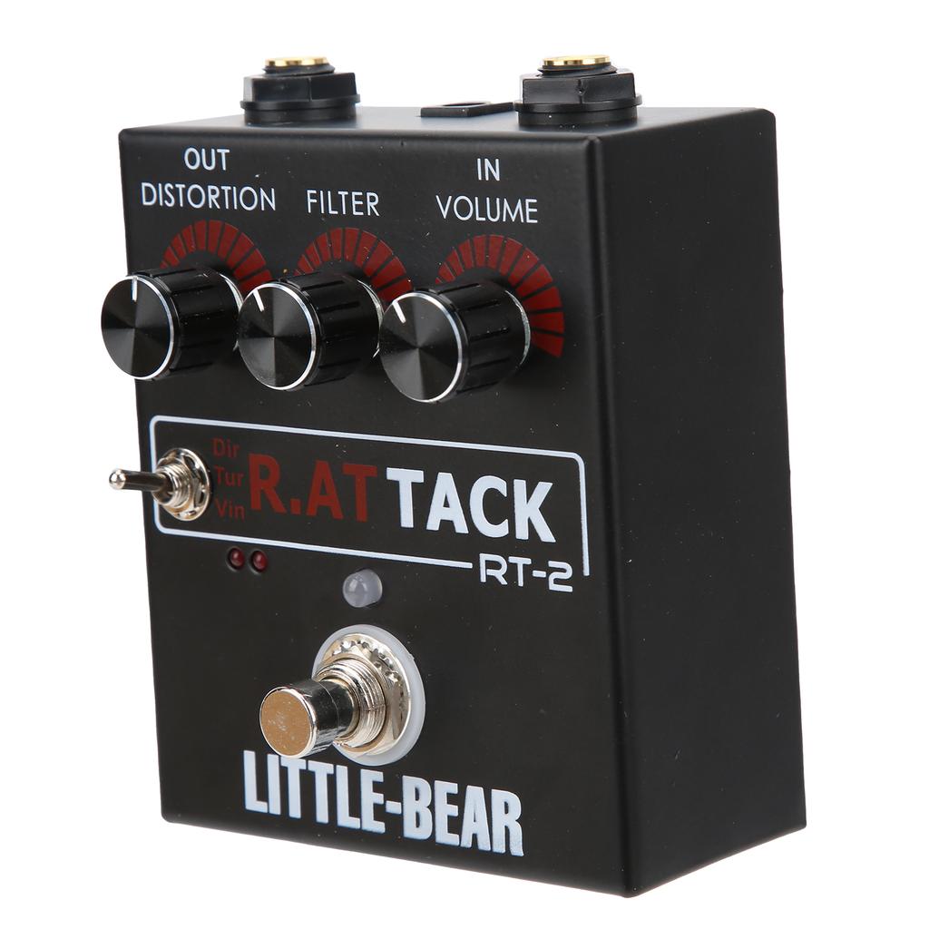 Guitar Distortion Effector Electric 3‑Level for RAT Tone Single Effect Accessories LM308N