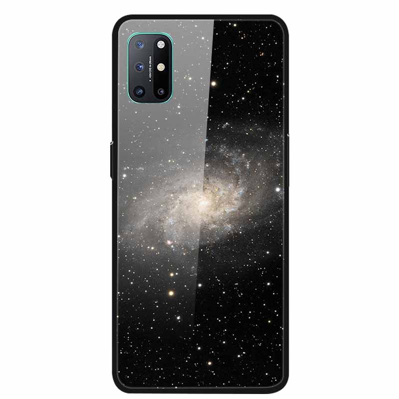 For OnePlus 8T Cases 8 Fashion Tempered Glass Hard Back Covers for Oneplus 8 Phone Cases Soft Bumper Fundas Oneplus8 8 T