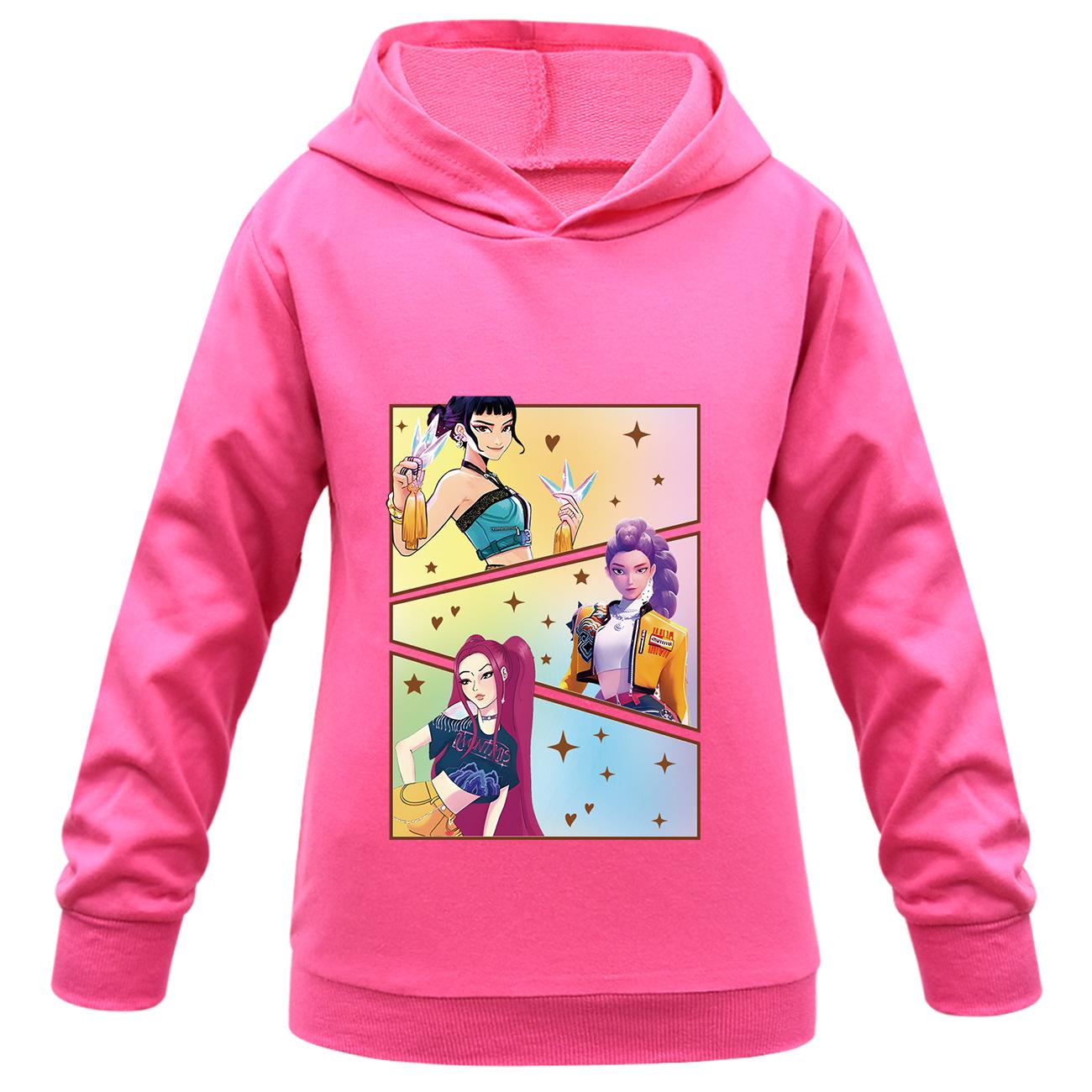 Middle-aged Children s Pullovers Cosplay Cartoon Printed Children s Pullover Sweatshirt 100