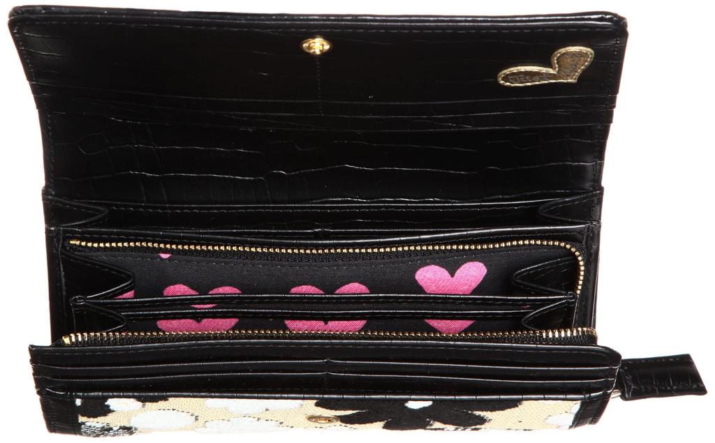 Margaret 2 Long Wallet Black [Thinkbee!] 7899-03 -03 (Black)