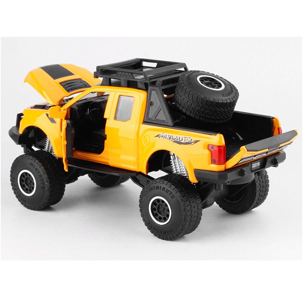 1/32 Scale Toy Pickup Truck for Boys - Ford F150 Toy Trucks Die-Cast Model Cars with Sound and Light, Toy Cars for 3+ Year Old Boys Girls