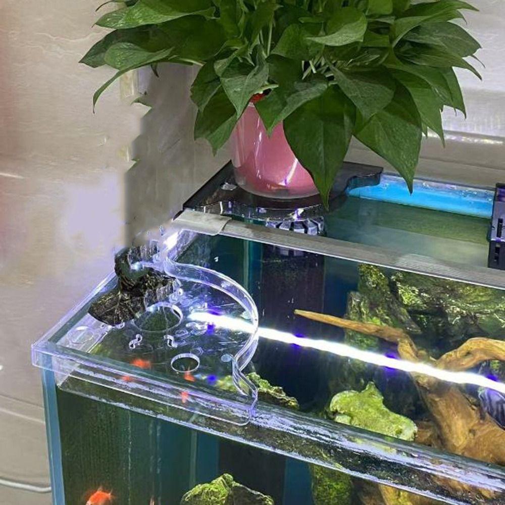 Punch-free Fish Tank Corner Storage Rack Triangle Coral Bracket Corner Fish Tank Shelf  for Home