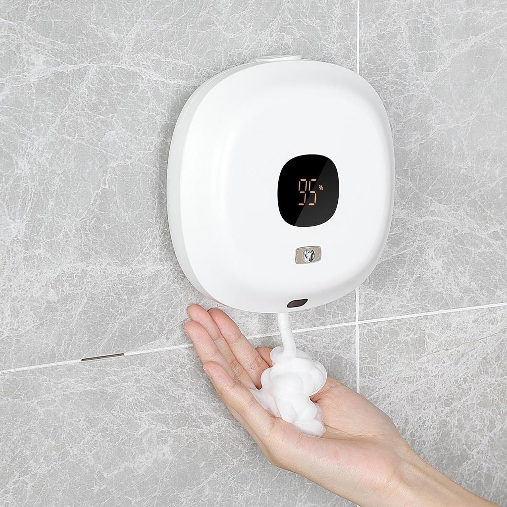 Automatic Wall-Mounted Infrared Hand Washer & Foam Soap Dispenser with USB Charging