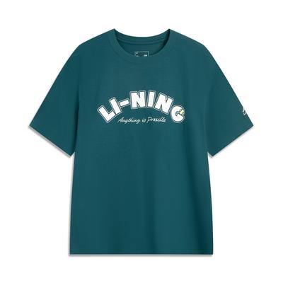 Comfortable Casual Minimalist Round Neck Drop Shoulder Loose Fit Short Sleeve T-Shirt Men Tops Dark-Reef-Green AHSV683-2