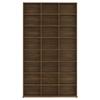 VidaXL Armoire à CD Chêne marron 102x23x177,5 cm Bois d'ingénierie 815092